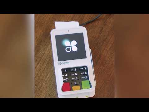 Clover Compact POS Unboxing Stop Motion
