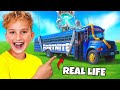 FORTNITE Battle BUS in Real Life!