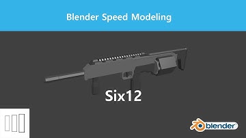 [Blender] Low Poly Six12 Speed Modeling