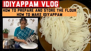 Idiyappam - Preparation & storage of idiyappam flour / Making of idiyappam by Revathy Shanmugam