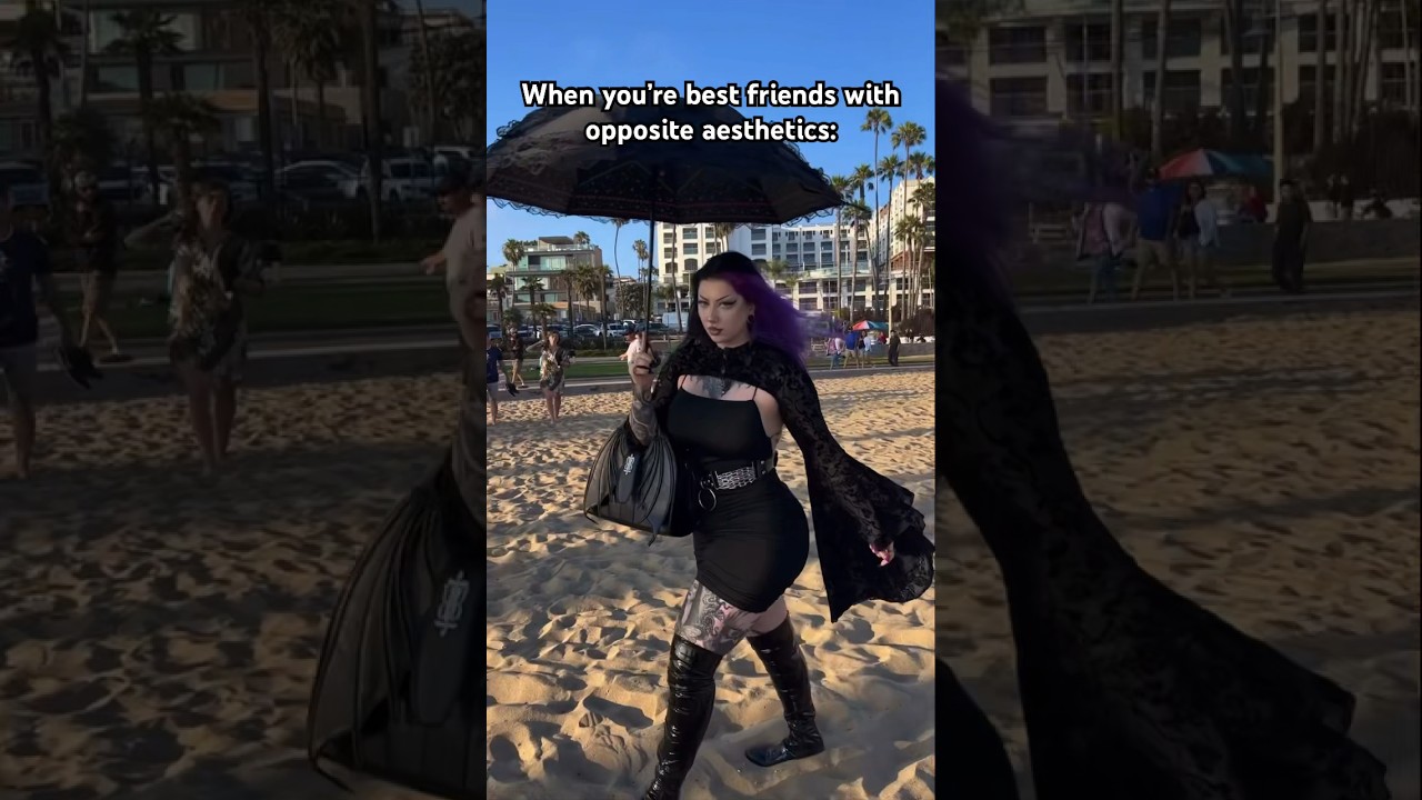 My boots are still messed up from the sand so I hope u enjoy😂 @LuxxCher #gothic  #shortsviral