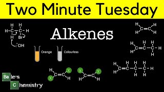 Alkenes, Two Minute Tuesday - AQA A Level Chemistry