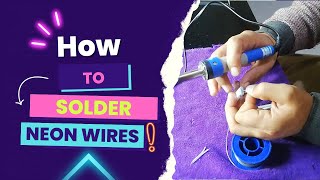 Neon Sign! How To Cut & Solder Neon LED Strips