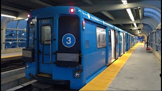 TTC UTDC ICTS 3001 Departing McCowan Station (Inside View)