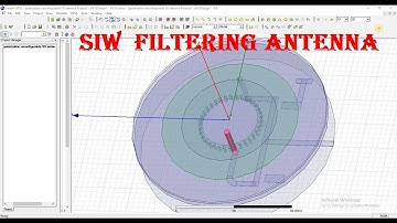 siw filtenna antenna design results   operating at 0.8GHz,0.9GHz,2.4GHz,3.8GHz,5.8GHz in hfss
