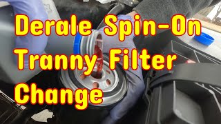 Derale Spin On Tranny Filter Change on a 1989 Chevy K1500 700R