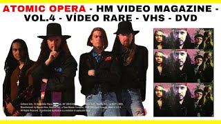 ATOMIC OPERA - HM VIDEO MAGAZINE - VOL.4 - VÍDEO RARE - VHS - DVD