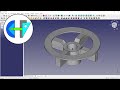 Turbina centrífuga | FreeCAD | Diseño e Impresión 3D