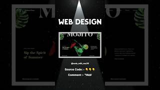 Modern Web Design Tutorial 🔥 | HTML CSS JavaScript Project
