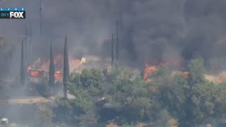 Fire in Riverside County forces evacuations