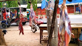 Amazing mutton cutting skills in Bangladesh | Goat meat cutting skills | Pure mutton meat cutter