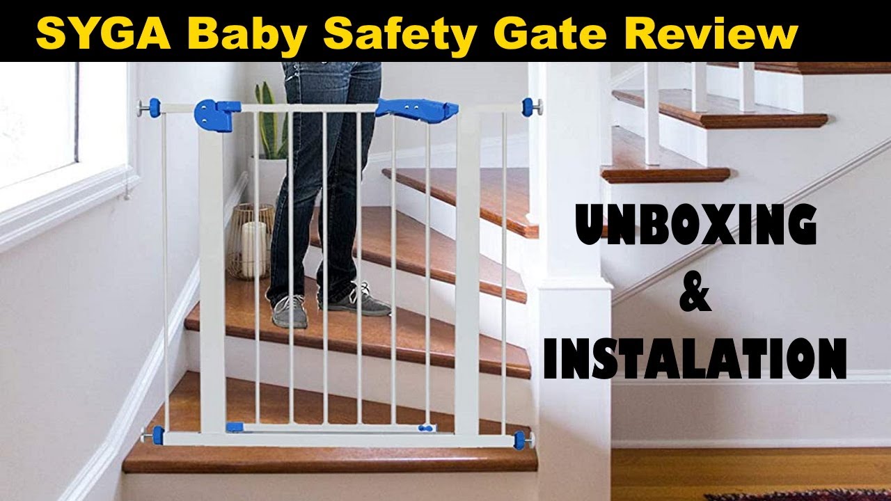 SYGA Baby Safety Gate Unboxing Installation and Review YouTube