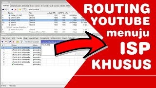Pisah Jalur YouTube di Mikrotik ke ISP 2 (Routing Trafik YT)