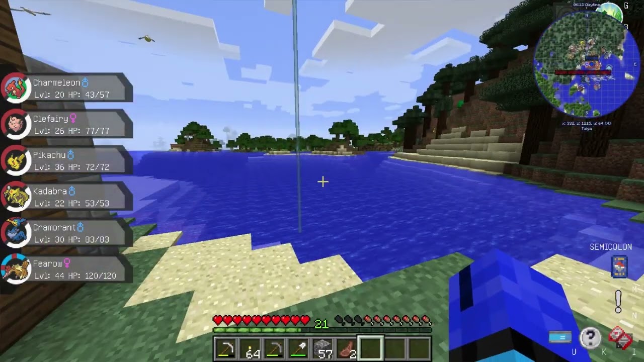 Making the healer and p.c. in Pixelmon Minecraft