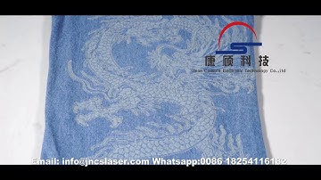 large size 600X600mm 3D co2 laser marking machine for marking jeans
