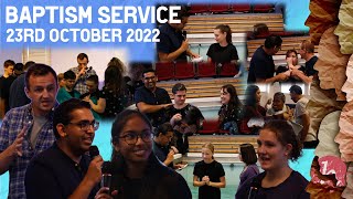 23rd October 2022 // Baptism Service