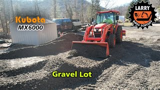 90 Tons, gravel parking lot  MX6000