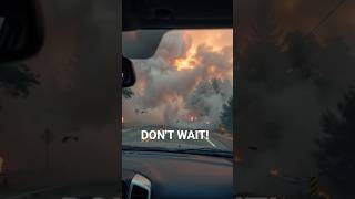 Wildfire Getting Closer 🚨 Don't Wait—EVACUATE!.