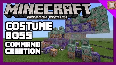 MINECRAFT BEDROCK CUSTOM BOSS [COMMAND CREATION]