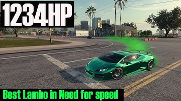 Need For Speed  Heat Huracan on Flashback (  1 lap )