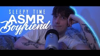 ASMR Boyfriend Male Whispered Deep Voice Roleplay for Sleep Tingles