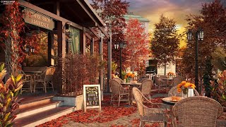 Fall Porch Coffee Shop Ambience with Smooth Jazz Music for Relaxing, Studying and Working by Coffee Shop Ambience 21,074 views 8 months ago 3 hours, 37 minutes