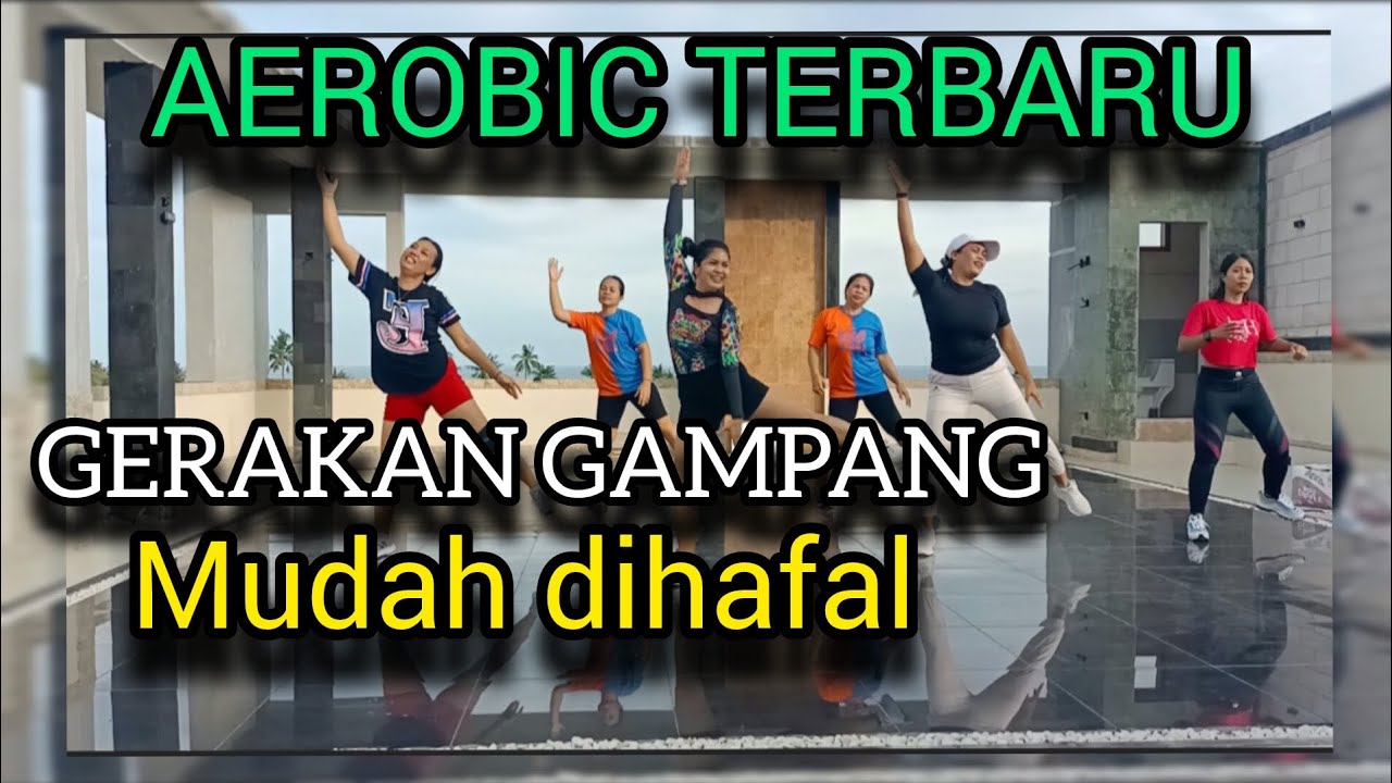 GERAKAN GAMPANG MUDAH DIHAFAL//AEROBIC PEMULA TERBARU// #aerobicpemula #aerobicterbaru #monixbara
