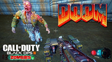 DOOM E1M1 : Hangar - FINDING ALL THE SECRETS ON THIS ONE TOO ! ( BO3 Custom Zombies )