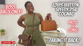 LOUIS VUITTON SPEEDY 25 BANDOULIERE COGNAC