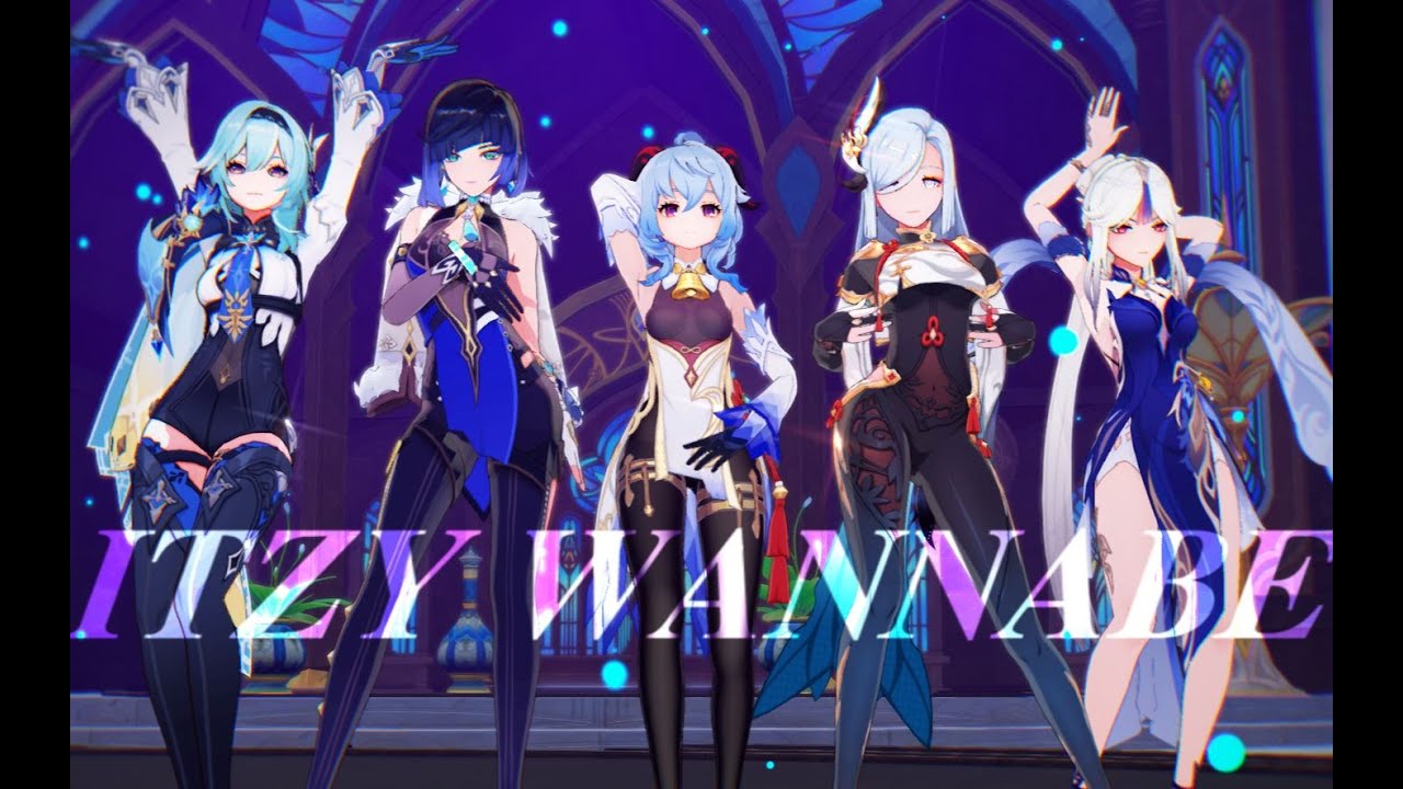 【Genshin Impact MMD／4K／60FPS】Ara Ara Ladies【WANNABE】