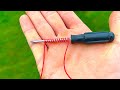 Wrap a wire around a screwdriver and you will be amazed!