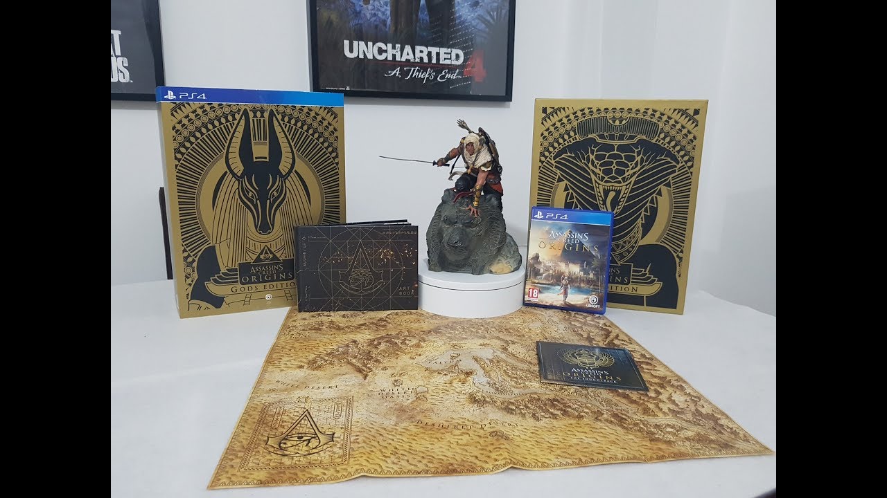 Assassins Creed Origins Gods Edition Ps4 Unboxing Youtube