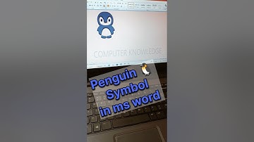 Penguin 🐧 Symbol in ms word Shortcut key 🔥✅ #shorts #video #tech #trending #computer #knowledge