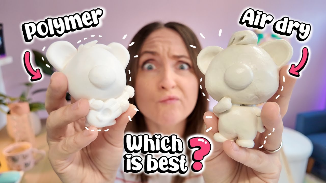 Воздушно-сохнущая глина против полимерной глины: от рисунков до скульптур