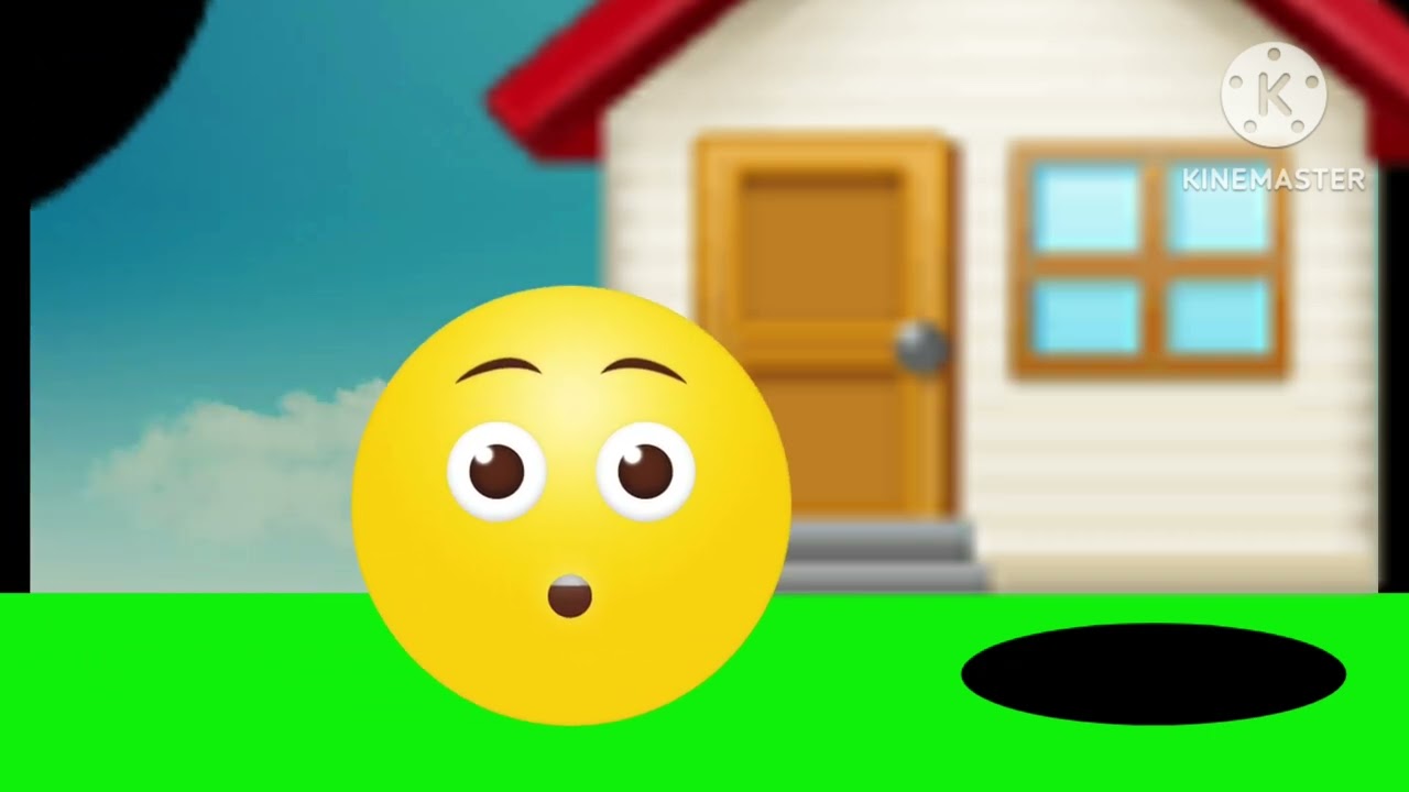 Black hole trap the emojis inside kinemaster
