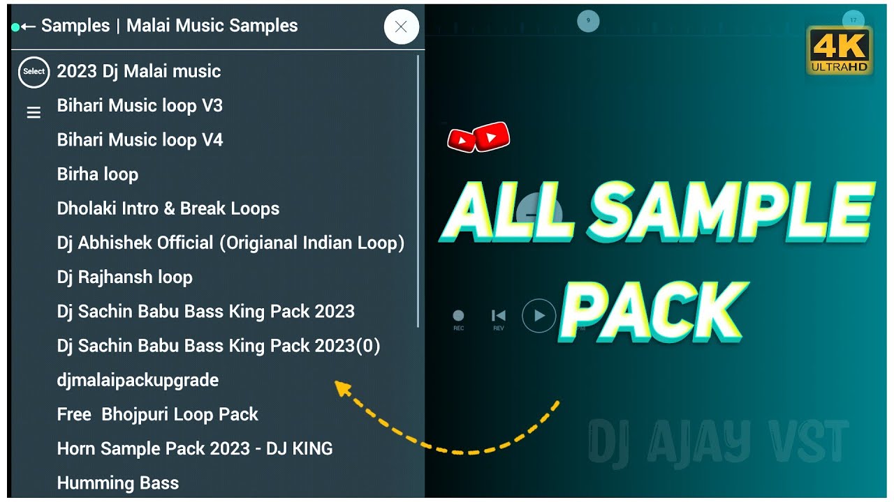 All Sample Pack 📂 || Fl Studio Mobile All Sample Pack Download || Dj Ajay Vst 