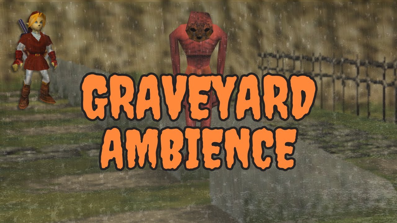 Hanging Out in the Kakariko Graveyard | 1+ Hour of Spooky Ambience in
