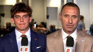 Arch Manning and Steve Sarkisian join SportsCenter from the 2026 SEC Media Days 🏈