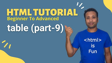 HSC ICT | html bangla tutorial 38 : Table part-X | table with list