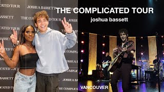 joshua bassett concert vlog! the complicated tour vancouver 2023 + meeting him!!