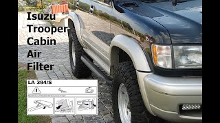 Isuzu Trooper 3.5 Filtr Kabinowy | Cabin Air Filter | KinT