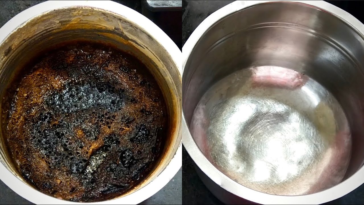       CLEAN  How To Clean Burnt Vessels Kitchen Tips