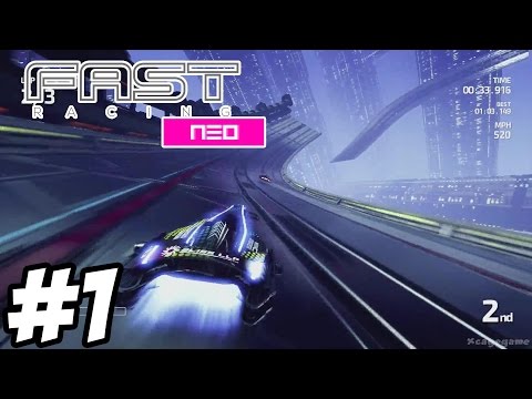 FAST Racing Neo - Gameplay Walkthrough Part 1 - Cobalt Cup [ 60fps HD ]