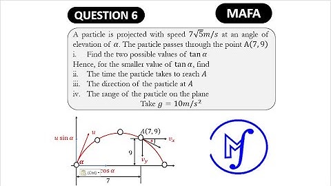 PROJECTILE MOTION - NWR 2023 PAPER 3, QUESTION 6 , 0765