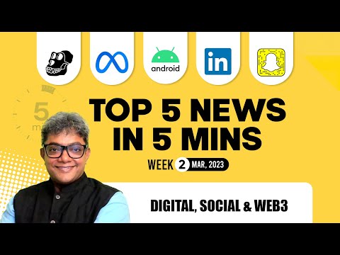 Connected Church News (Ep: 193) Week 2, Mar 2023 // Snapchat, LinkedIn, NFT, Web3, Meta, Google