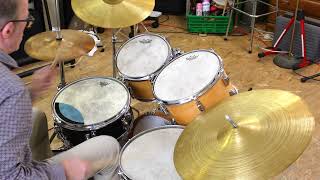 Drumset mit 18