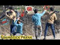 Foam stick prank  funny reactions  usman ali shah official