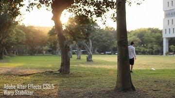 Adobe After Effects CS5.5 Warp Stabilizer Test - Canon 550D