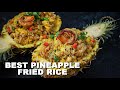 The BEST Pineapple Fried Rice Recipe in a Pineapple Bowl 🍍🍚😋