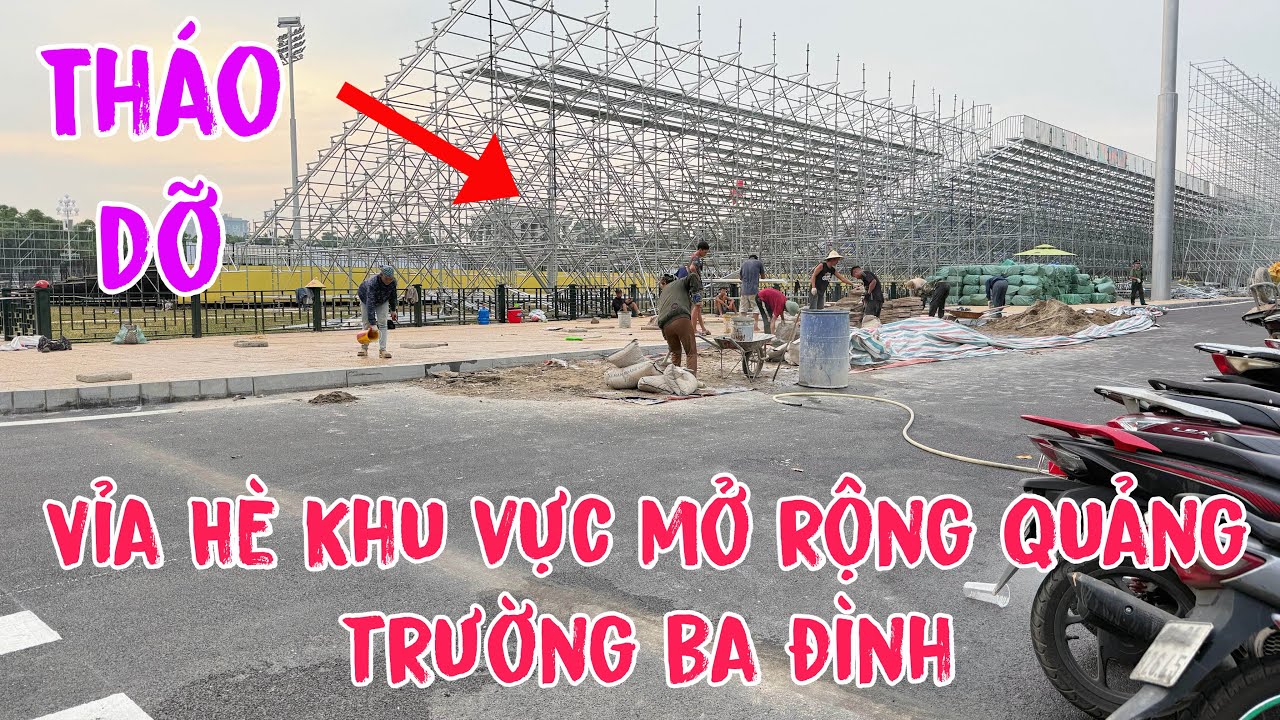 Tại Sao Tháo Dỡ Vỉa Hè Quảng Trường Ba Đình Đoạn Mở Rộng , Chuẩn Bị Phục Diễu Binh Diễu Hành,A80